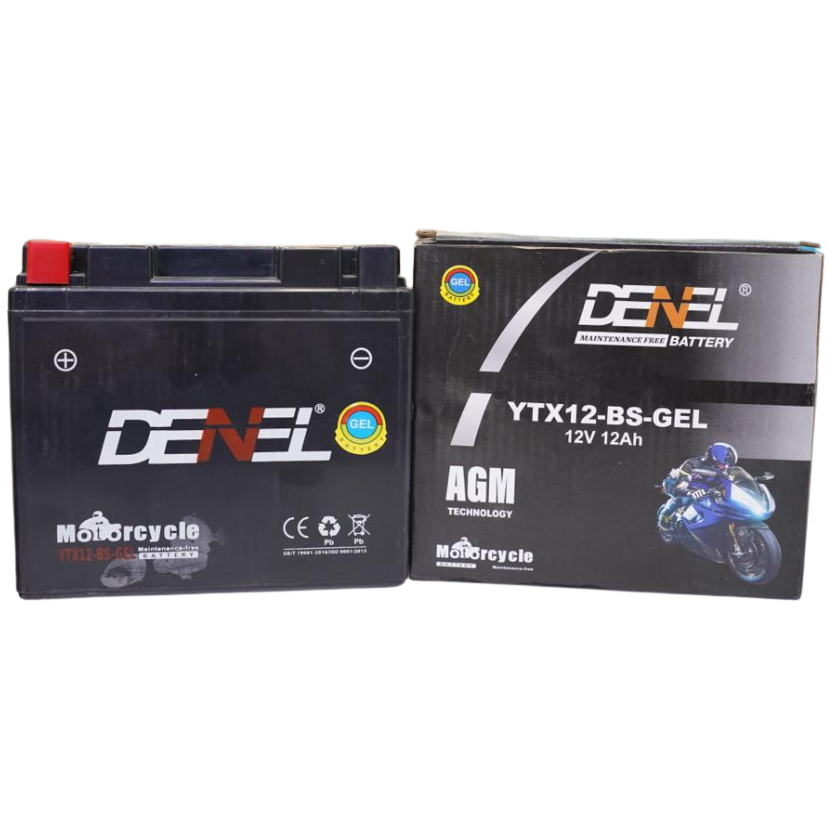 DENEL Battery YTX12-BS-GEL