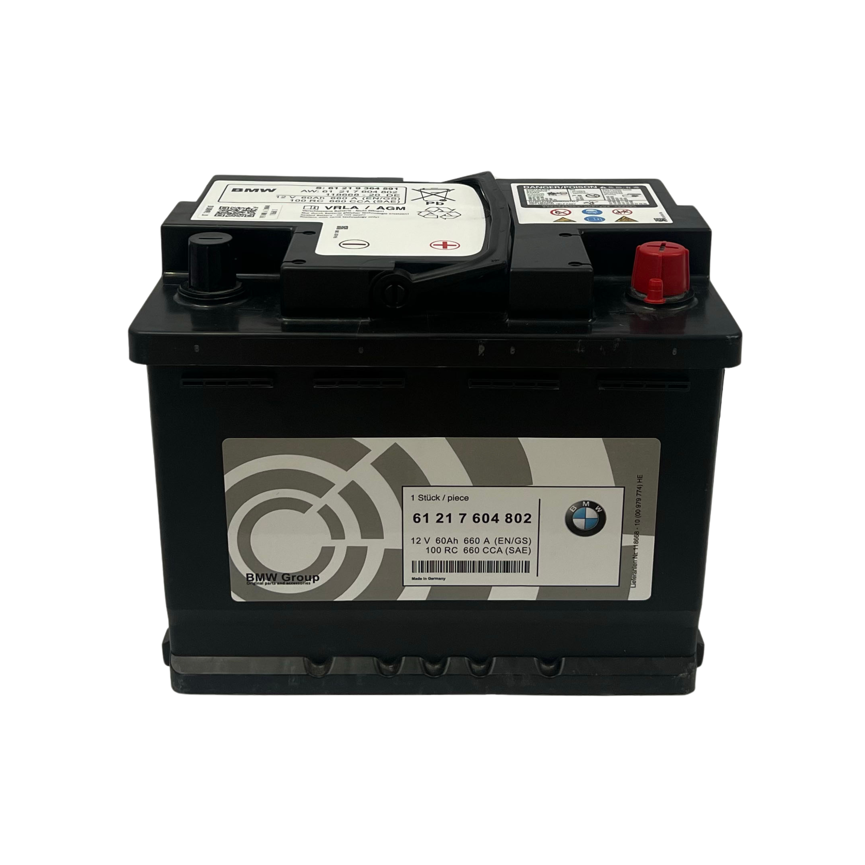 BMW Genuine BATTERY 12V 60Ah AGM