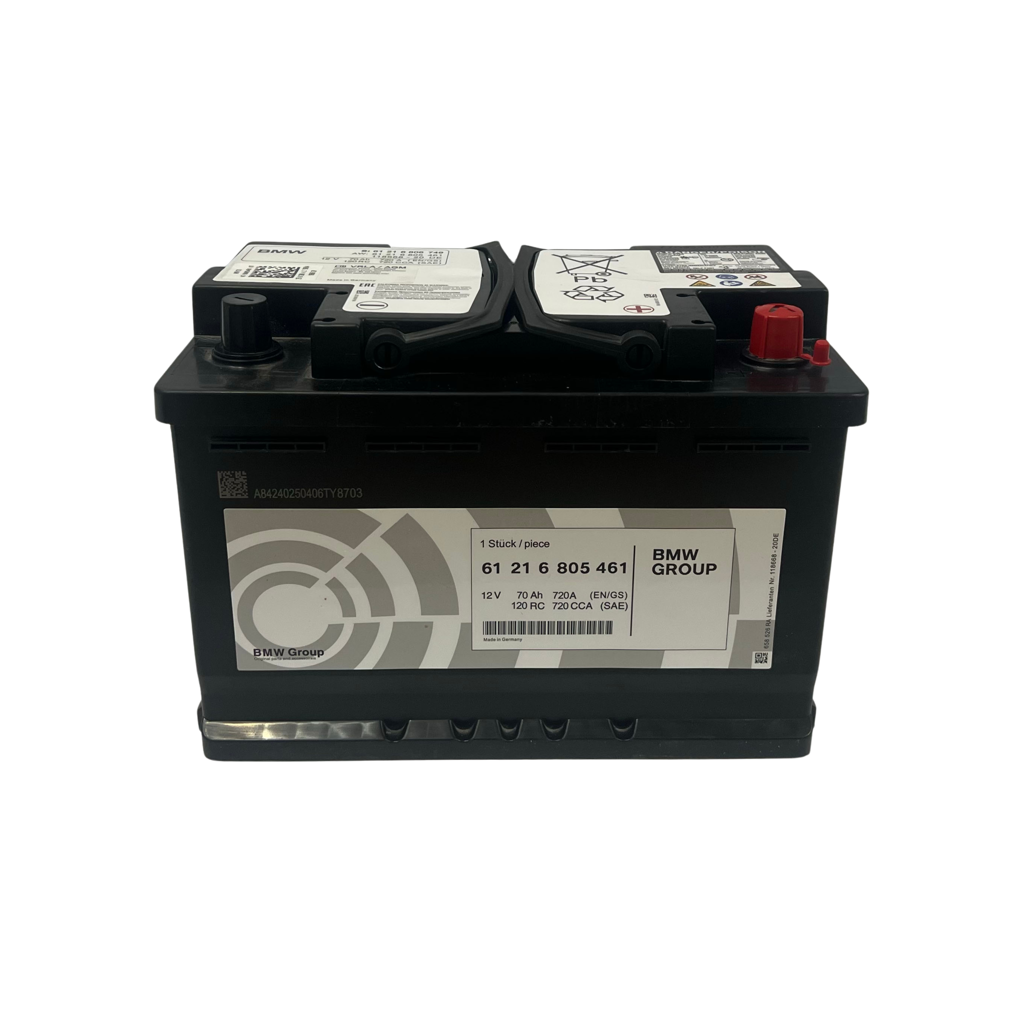 BMW Genuine BATTERY 12V 70Ah AGM