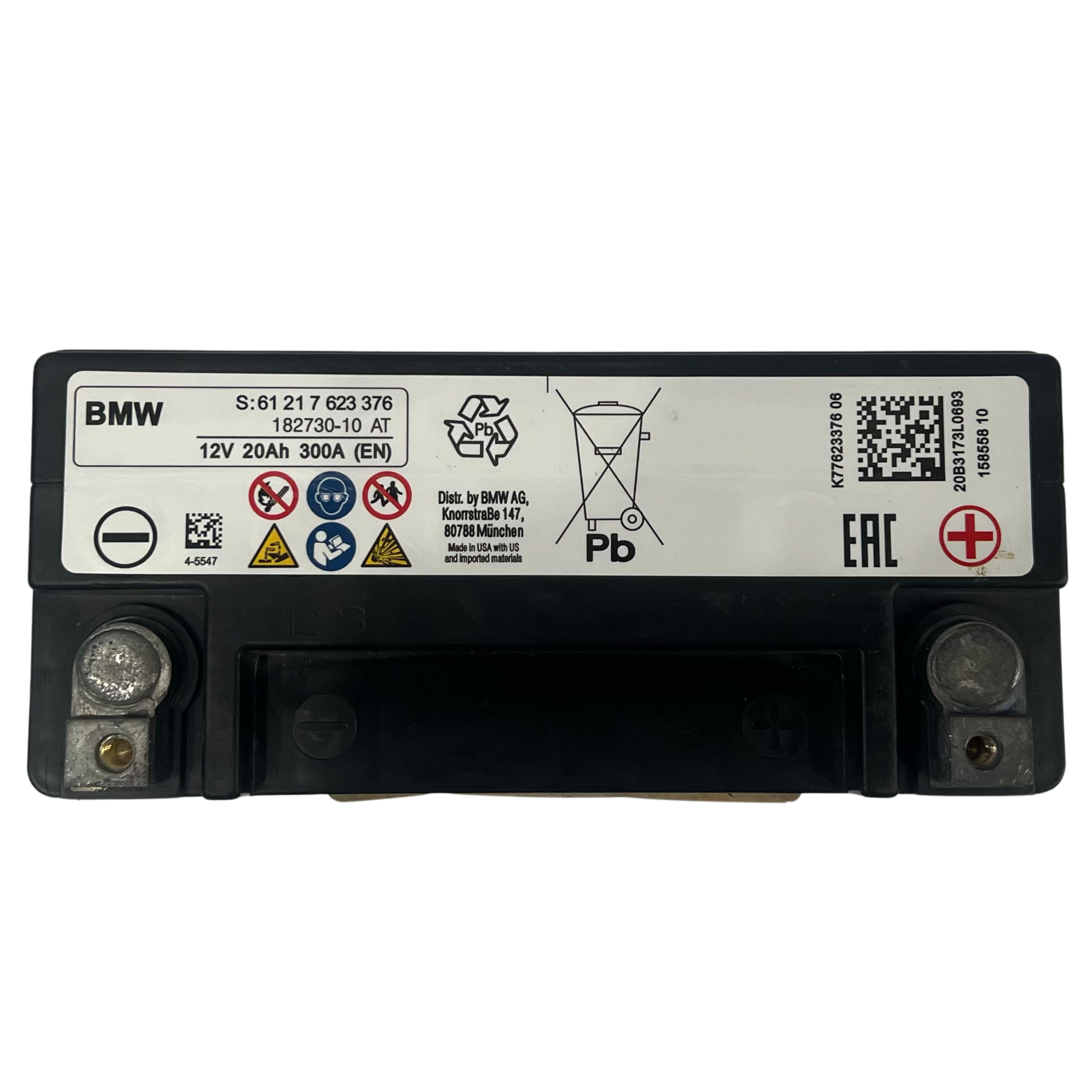 BMW Genuine 12V 20Ah AGM battery
